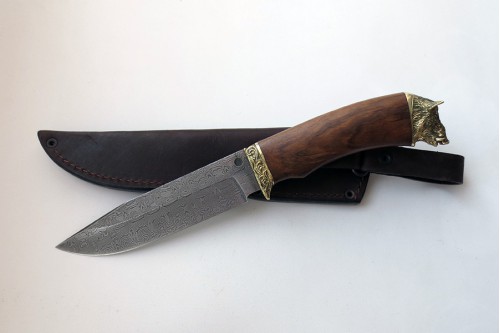Нож из дамасской стали "Лань 1" - работа мастерской кузнеца Марушина А.И.